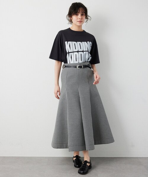Whim Gazette（ウィムガゼット）の「ボンディングギンガムスカート
