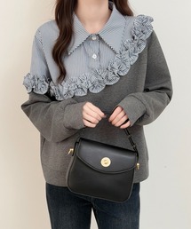 BANNER SELECT（バナーセレクト）の「ストライプ柄フリルドッキングスウェットプルオーバー（スウェット）」