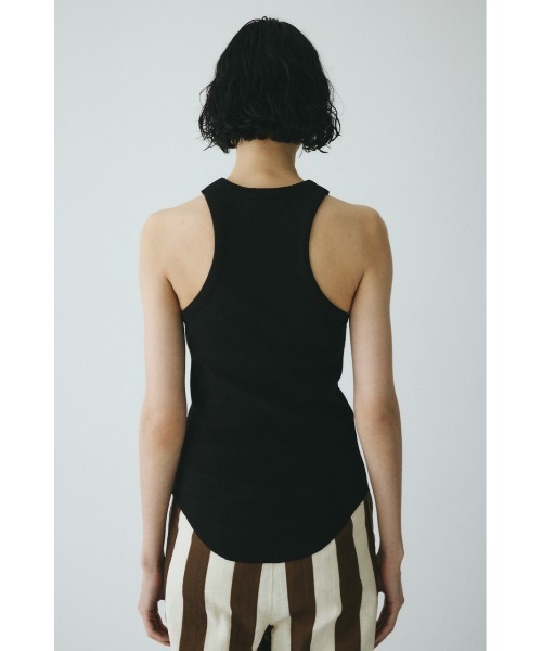 HeRIN.CYE（ヘリンドットサイ）の「Teleco tank top　　テレコタンクトップ（タンクトップ・レディース・ブラック/ベージュ/レッド/ライム/オフホワイト・FREE）」の14枚目の写真