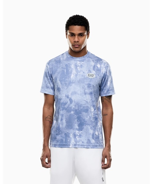 セール】【エンポリオ アルマーニ EA7】Tennis Pro プリントTシャツ