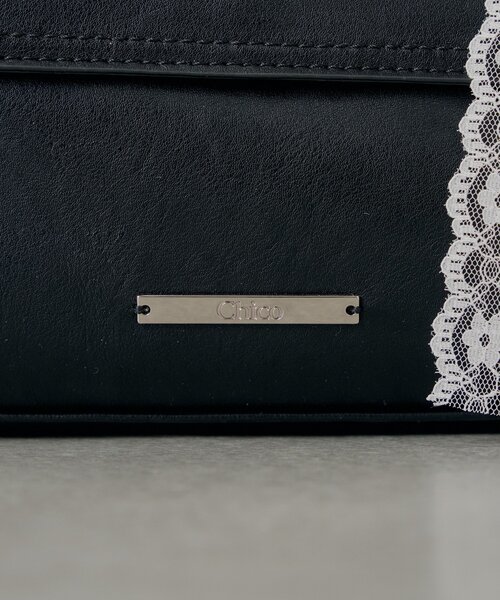 Chico(チコ)の「チャーム付き横長ベルトハンドルバッグ(ボストンバッグ・レディース・ブラック/アイボリー/ピンク系その他3/ベージュ系その他3・FREE)」の6枚目の写真