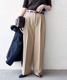 SHIPS（シップス）の「SHIPS any:〈手洗い可能〉2タック ワイド パンツ（スラックス）」