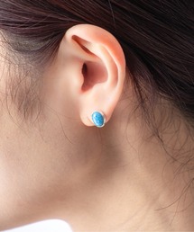 Harpo（アルポ）の「【HARPO】シルバーピアス　ターコイズ　天然石（ピアス（両耳用））」