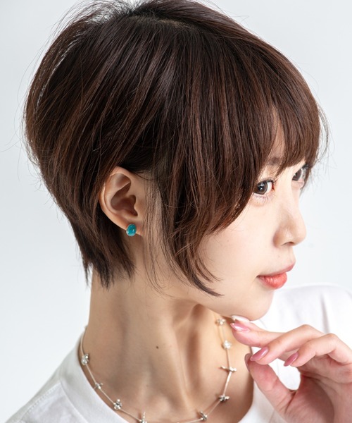 Harpo(アルポ)の「【HARPO】シルバーピアス ターコイズ 天然石(ピアス(両耳用)・レディース・ターコイズブルー/ブルー/ブラック・FREE)」の16枚目の写真