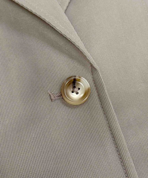 ELFRANK（エルフランク）の「【2026SS】洗える シアー ハーフスリーブ テーラードジャケット ダンボール（テーラードジャケット・レディース・ホワイト/ブラック/グレイッシュベージュ・M/L）」の18枚目の写真