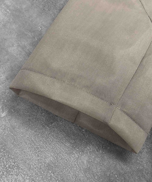 ELFRANK（エルフランク）の「【2026SS】洗える シアー ハーフスリーブ テーラードジャケット ダンボール（テーラードジャケット・レディース・ホワイト/ブラック/グレイッシュベージュ・M/L）」の21枚目の写真