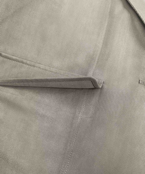 ELFRANK（エルフランク）の「【2026SS】洗える シアー ハーフスリーブ テーラードジャケット ダンボール（テーラードジャケット・レディース・ホワイト/ブラック/グレイッシュベージュ・M/L）」の22枚目の写真