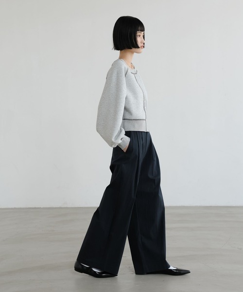LOWRYS FARM(ローリーズファーム)の「C/Nタックワイドパンツ 639540(その他パンツ・レディース・ベージュ/ネイビー・LARGE/MEDIUM)」の21枚目の写真