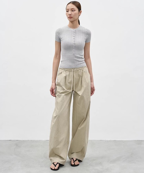 EIGHTHMONTH(エイスマンス)の「リブケーブルヘンリーネックニットトップス EM26s036【EIGHTHMONTH】(Tシャツ/カットソー・レディース・ネイビー/ライトグレー・S/M)」の18枚目の写真