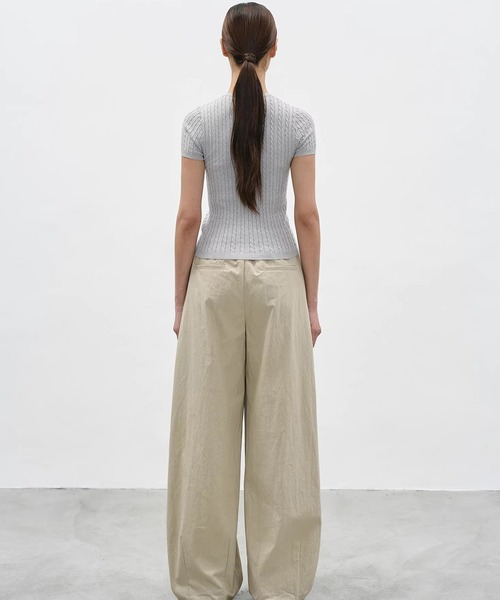 EIGHTHMONTH(エイスマンス)の「リブケーブルヘンリーネックニットトップス EM26s036【EIGHTHMONTH】(Tシャツ/カットソー・レディース・ネイビー/ライトグレー・S/M)」の21枚目の写真