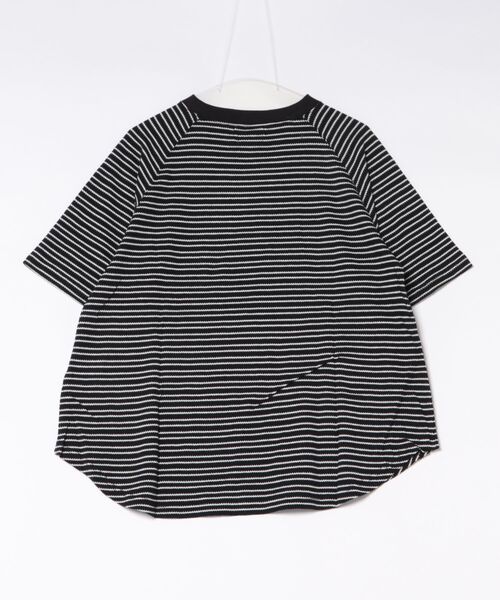 KRIFF MAYER Lady's Collection(クリフメイヤーレディースコレクション)の「ボーダー5分袖刺繍T(Tシャツ/カットソー・レディース・ブラック/オフホワイト/ベージュ/ホワイト系その他・LARGE/MEDIUM)」の18枚目の写真
