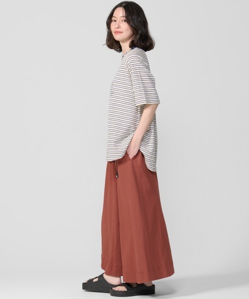 KRIFF MAYER Lady's Collection(クリフメイヤーレディースコレクション)の「ボーダー5分袖刺繍T(Tシャツ/カットソー・レディース・ブラック/オフホワイト/ベージュ/ホワイト系その他・LARGE/MEDIUM)」の21枚目の写真