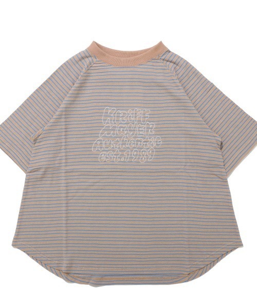 KRIFF MAYER Lady's Collection(クリフメイヤーレディースコレクション)の「ボーダー5分袖刺繍T(Tシャツ/カットソー・レディース・ブラック/オフホワイト/ベージュ/ホワイト系その他・LARGE/MEDIUM)」の17枚目の写真