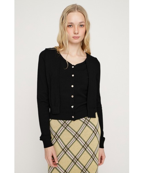 SLY（スライ）の「SAILOR TIE KNIT TOPS セーラータイニットトップス 春服（ニット/セーター・レディース・ライトグリーン/ブラック/杢グレー・FREE）」の10枚目の写真