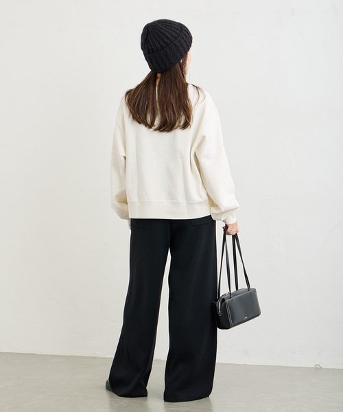 JOURNAL STANDARD(ジャーナルスタンダード)の「《WEB限定追加3》WINSOME SWEAT(スウェット・レディース・ホワイト/ブラウン・FREE)」の8枚目の写真