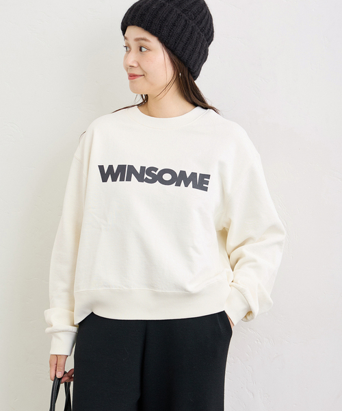 JOURNAL STANDARD(ジャーナルスタンダード)の「《WEB限定追加3》WINSOME SWEAT(スウェット・レディース・ホワイト/ブラウン・FREE)」の9枚目の写真