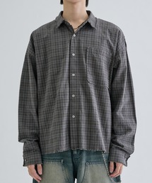 EPNK | Fringe check shirts / フリンジチェックシャツ(シャツ/ブラウス)