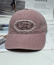 Lips（リップス）の「ウォッシュデニムCAP/同素材シシュウワッペン付（キャップ）」