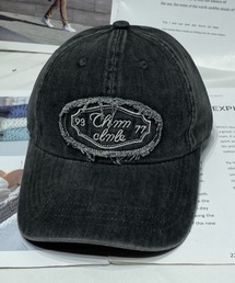 Lips（リップス）の「ウォッシュデニムCAP/同素材シシュウワッペン付（キャップ）」