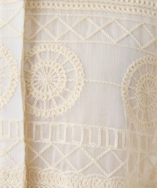 ear PAPILLONNER（イアパピヨネ）の「シアー刺繍ブラウス【SUM1 STYLE】（シャツ/ブラウス・レディース・ホワイト/ブラック・FREE）」の22枚目の写真