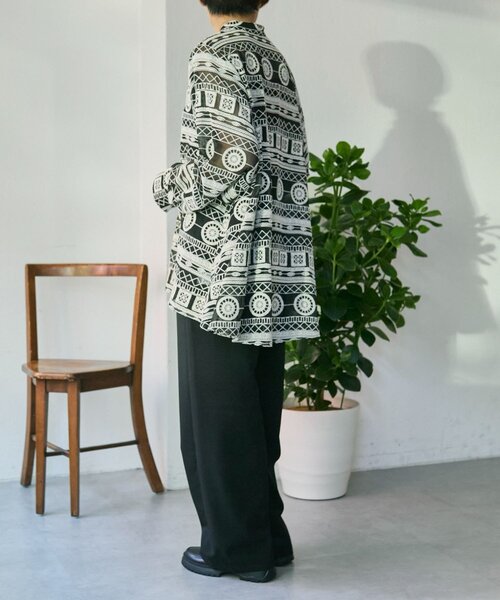 ear PAPILLONNER（イアパピヨネ）の「シアー刺繍ブラウス【SUM1 STYLE】（シャツ/ブラウス・レディース・ホワイト/ブラック・FREE）」の12枚目の写真