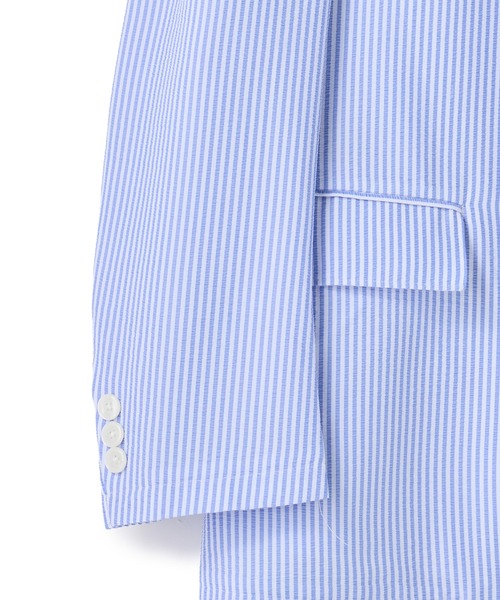 UNION STATION（ユニオンステーション）の「【セットアップ対応】シアサッカーテーラードジャケット（テーラードジャケット・メンズ・ネイビー/ストライプ・LL/L/M/S）」の13枚目の写真