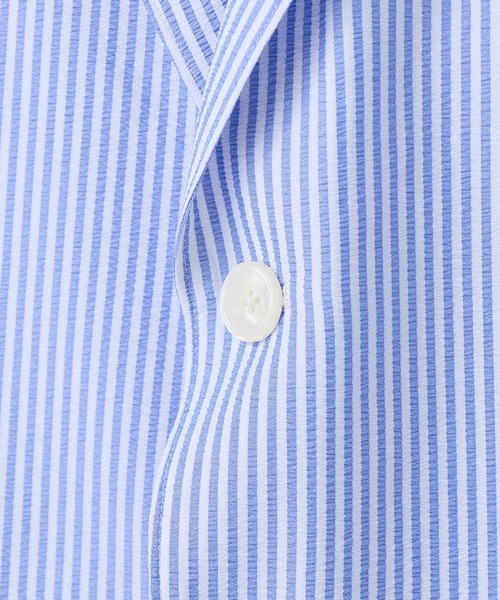 UNION STATION（ユニオンステーション）の「【セットアップ対応】シアサッカーテーラードジャケット（テーラードジャケット・メンズ・ネイビー/ストライプ・LL/L/M/S）」の9枚目の写真