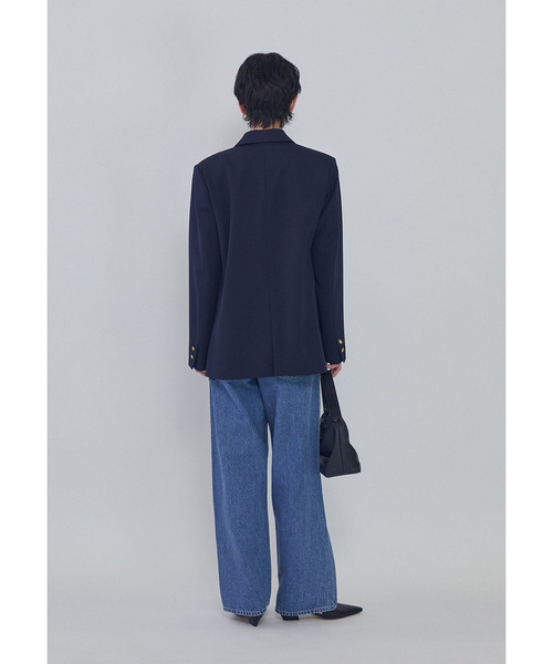 1er Arrondissement（プルミエアロンディスモン）の「ウールギャバジンジャケット（その他アウター・レディース・ブルー系その他3・38/36）」の6枚目の写真