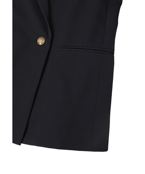 1er Arrondissement（プルミエアロンディスモン）の「ウールギャバジンジャケット（その他アウター・レディース・ブルー系その他3・38/36）」の11枚目の写真