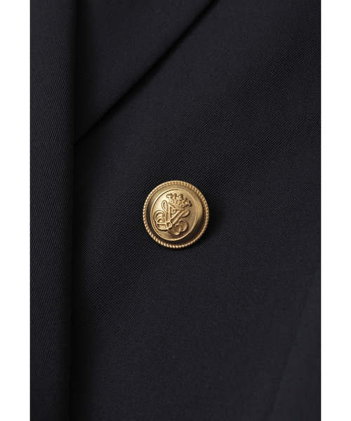 1er Arrondissement（プルミエアロンディスモン）の「ウールギャバジンジャケット（その他アウター・レディース・ブルー系その他3・38/36）」の12枚目の写真