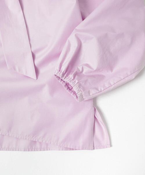 URBAN RESEARCH ROSSO WOMEN（アーバンリサーチ　ロッソ）の「フリルネックシャツブラウス（シャツ/ブラウス・レディース・パープル系その他/ホワイト/チャコールグレー・FREE）」の18枚目の写真