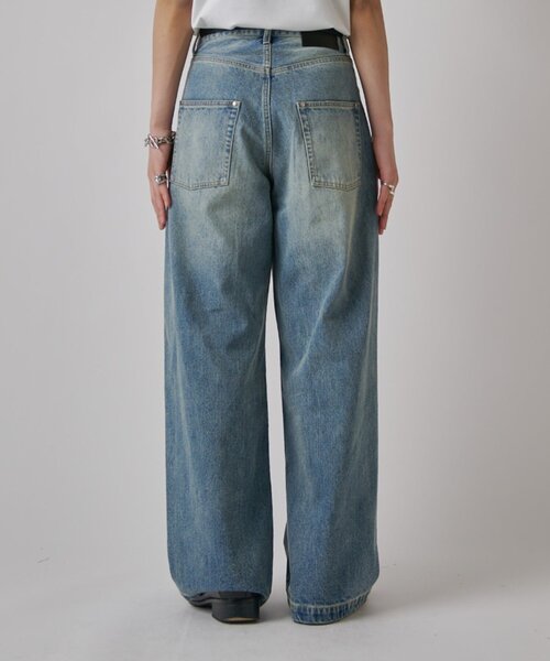 Lui's（ルイス）の「スタッズ/ワイドフィットデニムパンツ13.5oz（デニムパンツ・メンズ・インディゴブルー/ブラック系その他2・32/30/34）」の21枚目の写真