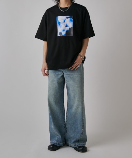 Lui's（ルイス）の「スタッズ/ワイドフィットデニムパンツ13.5oz（デニムパンツ・メンズ・インディゴブルー/ブラック系その他2・32/30/34）」の15枚目の写真