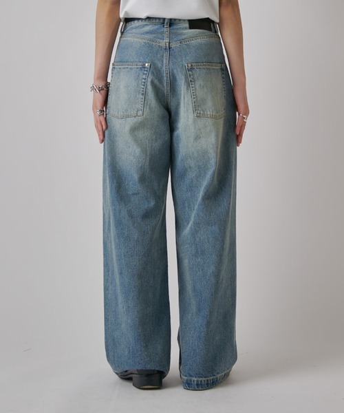 Lui's（ルイス）の「スタッズ/ワイドフィットデニムパンツ13.5oz（デニムパンツ・メンズ・インディゴブルー/ブラック系その他2・32/30/34）」の13枚目の写真
