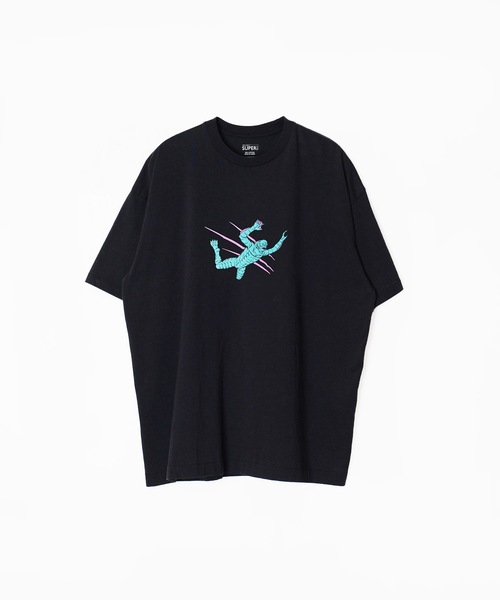 HOLIDAY（ホリデイ）の「SUPER FINE S/S T-SHIRT (50% MAN) スーパーファインショートスリーブTシャツ (50%マン)（Tシャツ/カットソー・レディース・ホワイト/ブラック・XL）」の2枚目の写真