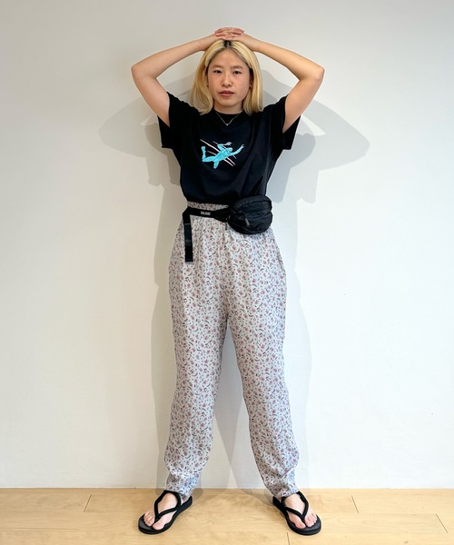 HOLIDAY（ホリデイ）の「SUPER FINE S/S T-SHIRT (50% MAN) スーパーファインショートスリーブTシャツ (50%マン)（Tシャツ/カットソー・レディース・ホワイト/ブラック・XL）」の9枚目の写真