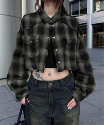 sedacle girl（セダクルガール）の「クロップドウエスタンシャツ（シャツ/ブラウス）」