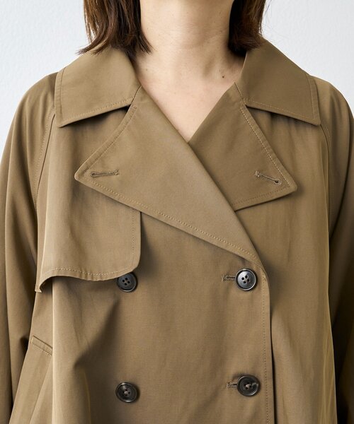 RIVE DROITE（リヴドロワ）の「予約【A・MONN(アモン)】ショートトレンチ（トレンチコート・レディース・ベージュ/ブラウン・FREE）」の14枚目の写真