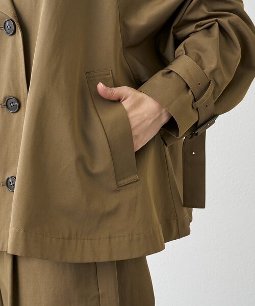 RIVE DROITE（リヴドロワ）の「予約【A・MONN(アモン)】ショートトレンチ（トレンチコート・レディース・ベージュ/ブラウン・FREE）」の16枚目の写真