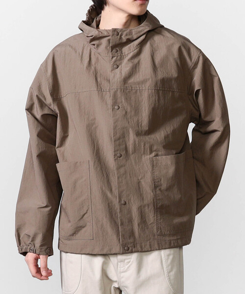 ORCIVAL（オーシバル）の「ORCIVAL | タイプライター フードライトジャケット MEN（その他アウター・メンズ・ブラウン系その他2/ブラック・4/5）」の2枚目の写真
