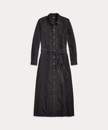 RRL（ダブル アール エル）の「エンブロイダリー デニム ウエスタン シャツドレス（シャツワンピース）」