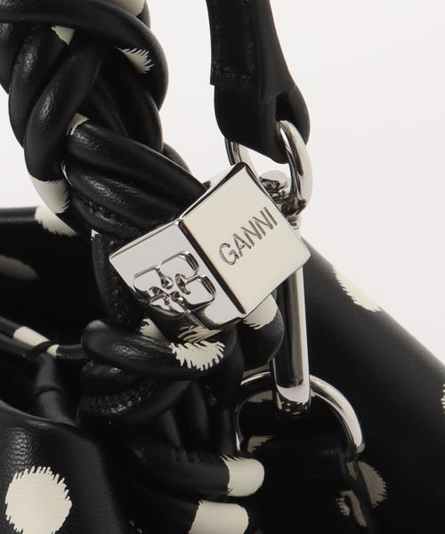 GANNI(ガニー)の「GANNI / ガニー Bou Small Printed(ハンドバッグ・レディース・ブラック・FREE)」の12枚目の写真