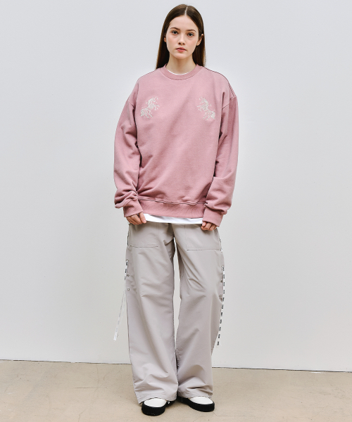 KRUXH(クルクス)の「サイドレースアップ ワイドパンツ / ベージュ(スウェットパンツ・レディース・その他・1/2/3)」の19枚目の写真