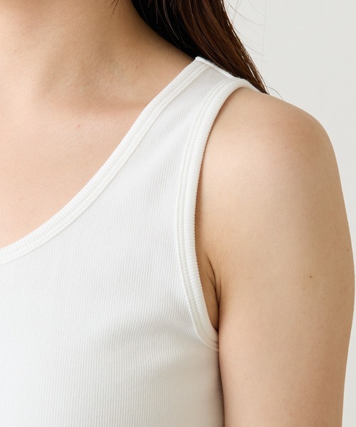 COLLAGE GALLARDAGALANTE(コラージュガリャルダガランテ)の「リブタンク(タンクトップ・レディース・レッド/ブラック/ホワイト・FREE)」の9枚目の写真