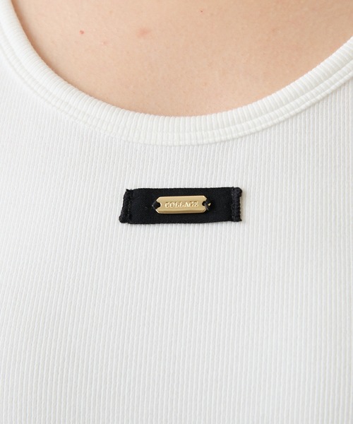 COLLAGE GALLARDAGALANTE(コラージュガリャルダガランテ)の「リブタンク(タンクトップ・レディース・レッド/ブラック/ホワイト・FREE)」の11枚目の写真