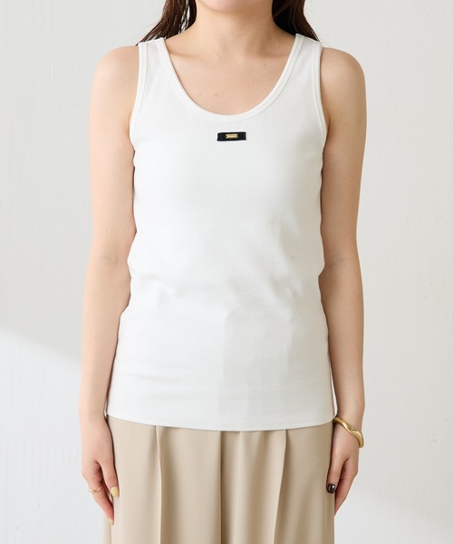 COLLAGE GALLARDAGALANTE(コラージュガリャルダガランテ)の「リブタンク(タンクトップ・レディース・レッド/ブラック/ホワイト・FREE)」の17枚目の写真