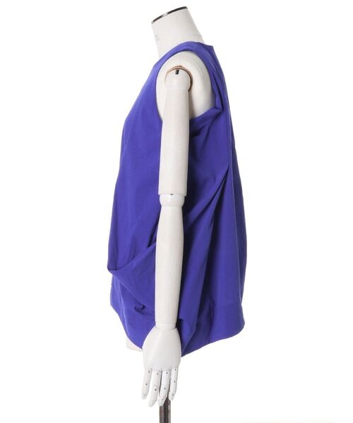 UN3D.（アンスリード）の「ROUND BOX COCOON TOP / ラウンドボックスコクーントップ（シャツ/ブラウス・レディース・ブルー/グレー/ブラック/ホワイト・38/36）」の10枚目の写真