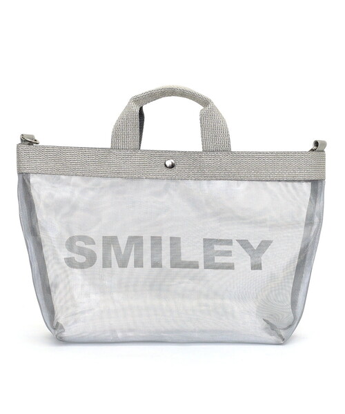 COOCO(クーコ)の「SMILEY inbag付マルチWAYメッシュトートバッグ/A4対応(トートバッグ・レディース・ブラック/ゴールド/シルバー・FREE)」の8枚目の写真