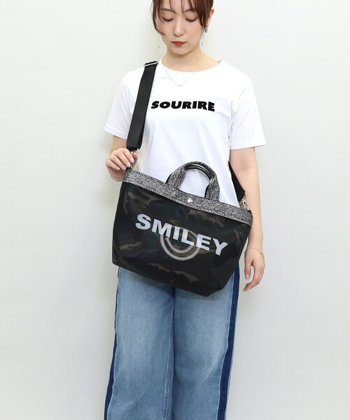 COOCO(クーコ)の「SMILEY inbag付マルチWAYメッシュトートバッグ/A4対応(トートバッグ・レディース・ブラック/ゴールド/シルバー・FREE)」の19枚目の写真