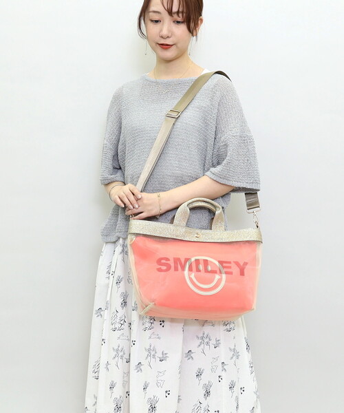 COOCO(クーコ)の「SMILEY inbag付マルチWAYメッシュトートバッグ/A4対応(トートバッグ・レディース・ブラック/ゴールド/シルバー・FREE)」の22枚目の写真
